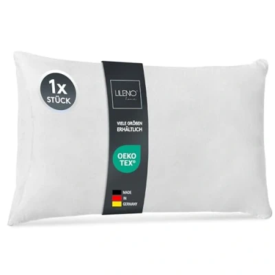 Image of LILENO HOME Set of 1 pillow Fillings 30x50 cm 40C Washable Inner Suitable for Allergies Polyester Couch, Sofa cusion, and as Head Bed