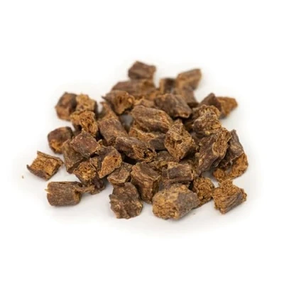 Image of SKIPPER&#039;S Farm Shop venison Bites for Dogs 100% Meat Training Treat, Rich Source of Essential Omega 3 Oil, Grain &amp; Gluten Free Treat Just (70g)