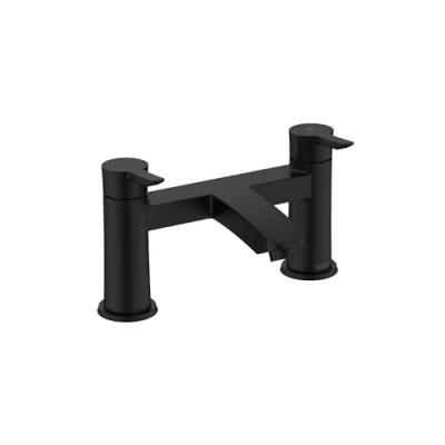 Image of Bristan APE BF BLK Apelo 2 Hole Bath Filler, Black