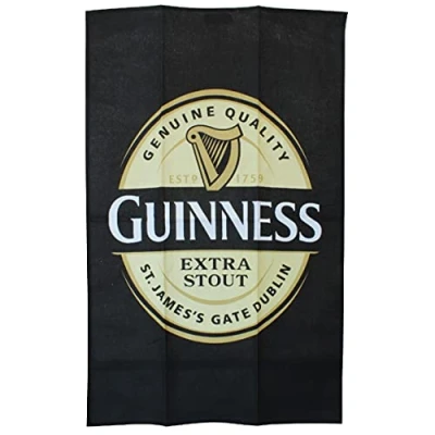 Image of Guinness Cotton Label Tea Towel