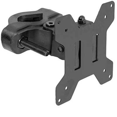 Image of VIVO Steel Universal Bracket Pole MOUNT with Removable 75mm and 100mm VESA Plate, Fits up to 30 inch Screens, Black, POLE01