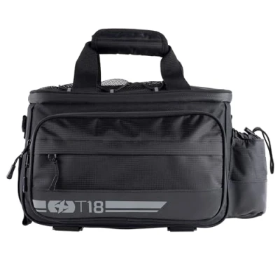 Image of Oxford T Series T18 Quick Release Cycle Rack Top Bag with Panniers, 18l