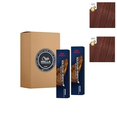 Image of Wella Koleston Perfect ME+ Deep Browns 7/77 Pack of 2 60 ml