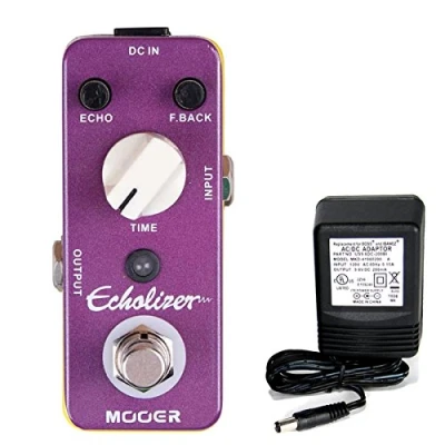 Image of MOOER MDL3 Echolizer Delay Guitar Effects Pedal 2.25 x 4.25 1.75&quot;