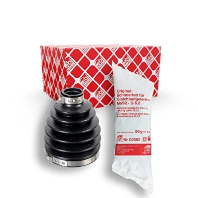 Image of 7701209240, 7701209240SK1 CV Boot FEBI BILSTEIN 172465 Wheel Side, Front Axle Thermoplastic polyester elastomer RENAULT: CLIO 3, TWINGO 2