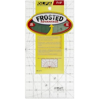 Image of Non slip Quilting Rule: 6 x 12 inch