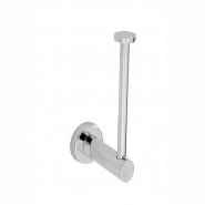 Image of Showerdrape Eternity Chrome Wall Bathroom Accessory Spare Toilet Paper Holder