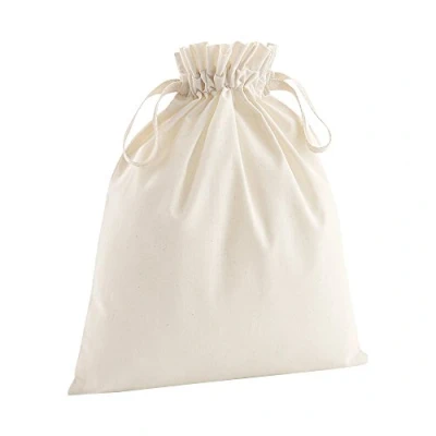 Image of Westford Mill W118 Organic Cotton Draw Cord Bag