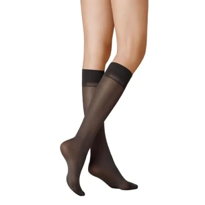 Image of KUNERT Women&#039;s Satin Look 40 Hosiery, Black, 6/8