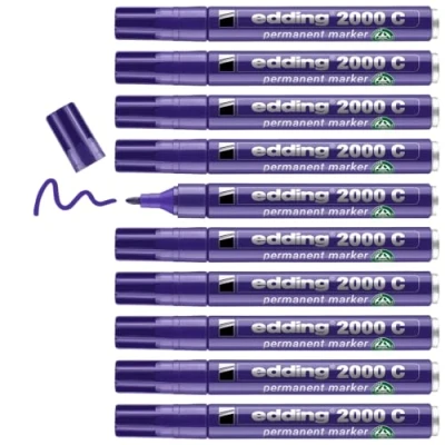 Image of Edding 2000c Permanent Marker Purple Single Pen