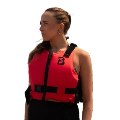 Image of CSR Matai 50n Buoyancy Aid Jacket PFD Swim Vest for Watersports Paddlesports Sailing Canoe Kayak Stand Up Paddleboarding (Red, S/M)