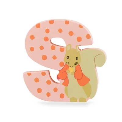 Image of Orange Tree Toys Peter Rabbit Wooden Alphabet Letter S