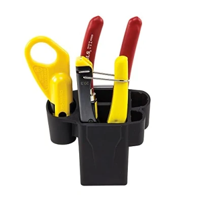 Image of Coax Installation Kit in Molded Hip Pouch has Crimper, Radial Stripper and Cable Cutter Klein Tools VDV011 852