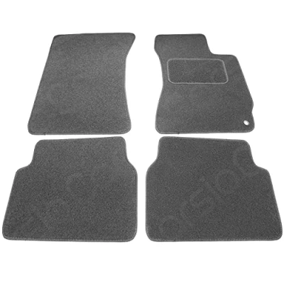 Image of Carsio Carpet Car Mats For Subaru Forester 2003 to 2009 4 Piece Set Tailored Fit Floor Mat Complete Accessory Black Custom Fitted All Weather, Anti Slip Backing &amp; Trim