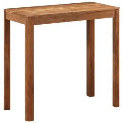 Image of vidaXL Bar Table Solid Wood Acacia with Honey Finish 110x55x106 cm