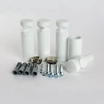 Image of Universal White Brackets for Heat Towel Rails