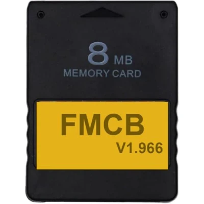 Image of &quot;Memory Card for PS2 with Free McBoot FMCB v1.966 Plug and Play PlayStation 2, Run Games from USB or Hard Disk, Retro Gaming Compatible Fat &amp; Slim (Excludes SCPH 9000xxx) (8MB)