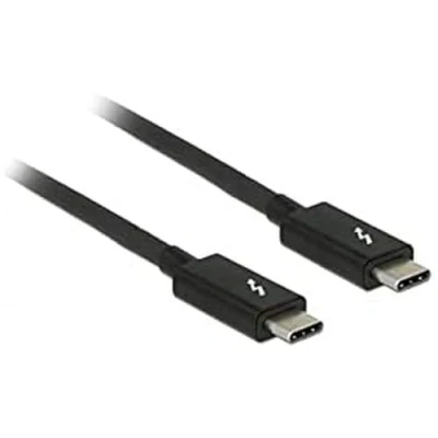 Image of DeLOCK cable Thunderbolt 3 USB C to male C, Black 1 m