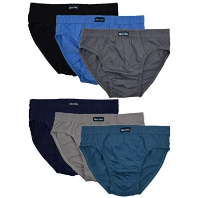 Image of MioRalini 6 Mens Cotton Brief, Article: Pairs Without Fly Set18, Size: 4X Large