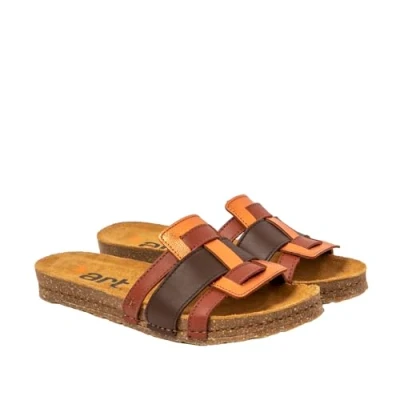 Image of ART Women&#039;s 0259 Crete Sandal, Nappa Multi Brown, 9 UK
