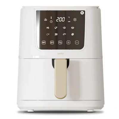 Image of Cello Overture Natural White Air Fryer with Internal Food Thermometer