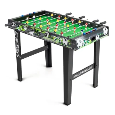 Image of Power Play 3ft Stand Up Football Games Table, Kids Game, Arcade Game for with Ergonomic Handles, Outdoor Indoor Use