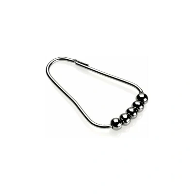 Image of Croydex Shower Curtain &#039;C&#039; Rings Pack of 12 White