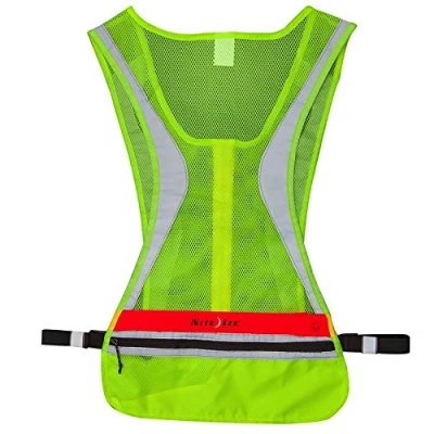 Image of Nite Ize Unisex&#039;s LED Run Vest, Neon Yellow, X Large