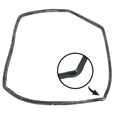 Image of SPARES2GO Large Door Seal Gasket + Clips for Britannia Oven Cooker (400mm x 330mm)