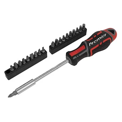 Image of Sealey Premier Screwdriver &amp; Bit Set 21pc GripMAX®