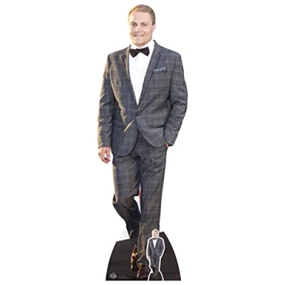 Image of STAR CUTOUTS Life Size Cut Out with Mini Version of Valtteri Bottas Red Carpet, Cardboard, Multi Colour, 176 x 57 cm