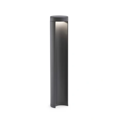 Image of Chandra LED Outdoor Bollard Light Dark Grey IP54