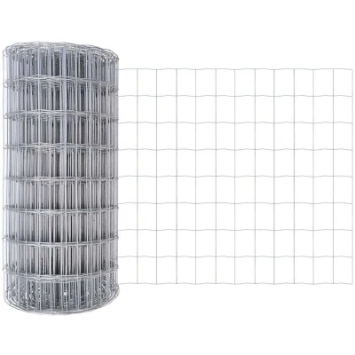 Image of vidaXL Euro Fence 0.6x25 m Galvanised Steel