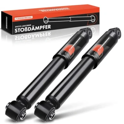 Image of Frankberg 2x Shock absorber Gas pressure Rear axle Compatible with 500 312 Hatchback 2007 2021 C Convertible Replace# 50709082