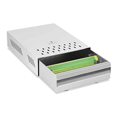 Image of Royal Catering RCKM 26 Knock Drawer 5.7 L Stainless Steel Coffee Grounds Box (Knock Bar, 340 x 240 70 mm)