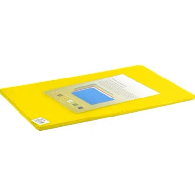 Image of Professional Large Chopping Board Catering Food Prep Cutting Commercial Kitchens 45 * 30cm (Yellow)