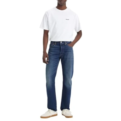 Image of Levi&#039;s 501 Original Straight leg jeans, Men&#039;s, Size: 40x34, On the borderline