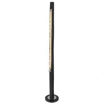 Image of Felicitas LED Integrated Floor Lamp Matt Black Dimmable 3000K