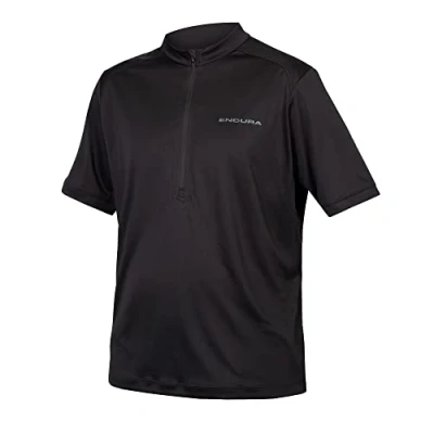Image of Endura Men&#039;s Hummvee Ray II Short Sleeve Jersey, Black, S