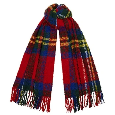 Image of Tartan Traditions Boucle Large Blanket Scarf (Royal Stewart)