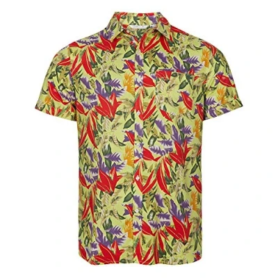 Image of O&#039;Neill LM FORNIA S/SLV SHIRT Men&#039;s T Shirt, Yellow All Over Print, S