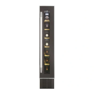 Image of Hoover 7 Bottle Capacity Single Zone Built in Wine Cooler Black