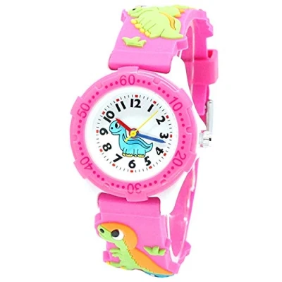 Image of Mixe First Time Teacher Boys Girls Children Kids Analog Wrist Watch Cartoon 3D Band Environment Friendly Silicone