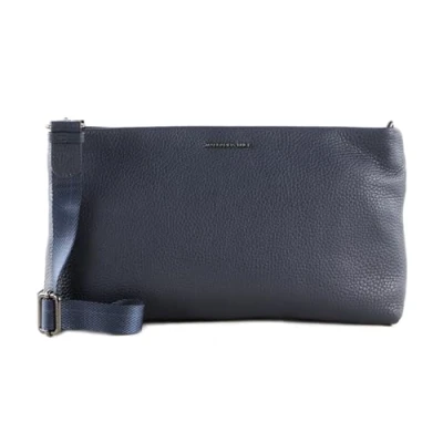 Image of Mandarina Duck Women&#039;s Mellow Leather P10FZT77 Shoulder Bags, Dress Blue, 31x18x6 (L x H W)