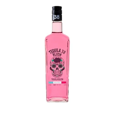 Image of Tequila 38 Blush with a hint of Strawberry Made Using Blanco 38% vol. 70cl Destilerias Espronceda