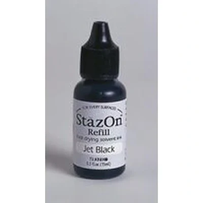Image of Tsukineko Stazon Ink Refill, Jet Black