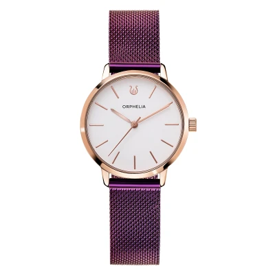 Image of Orphelia Women Analogue Watch Violetta Purple Stainless Steel