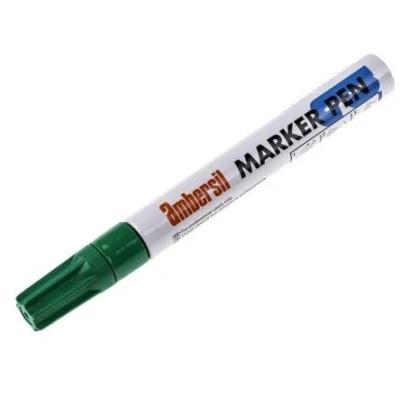 Image of Ambersil 20379 Fibre Tipped Marker Pen, 15 ml, Green