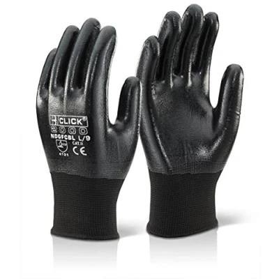 Image of NITRILE FULLY COATED POLYESTER BLACK L