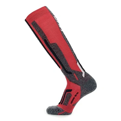 Image of UYN S100247 SKI MERINO Socks Men&#039;s Red black 38